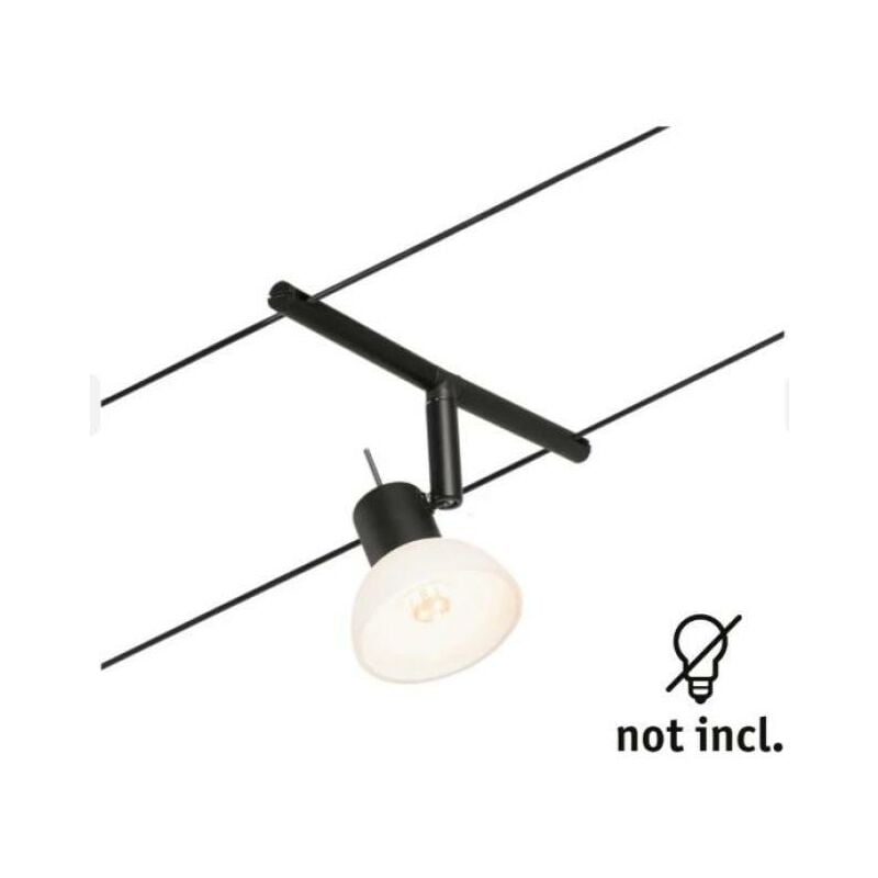 foto del prodotto spot singolo sheela paulmann attacco gu5,3 nero opaco 94451