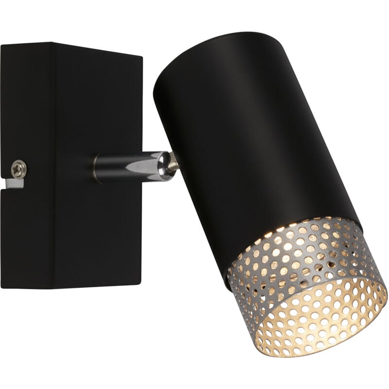 foto del prodotto spot vintage plek metallo cromo opaco 1 luce gu10