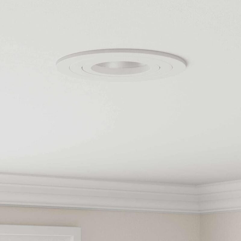 foto del prodotto spotlights con i riflettori 12 pcs bianco 9 x 9 x cm alluminio vidaxl