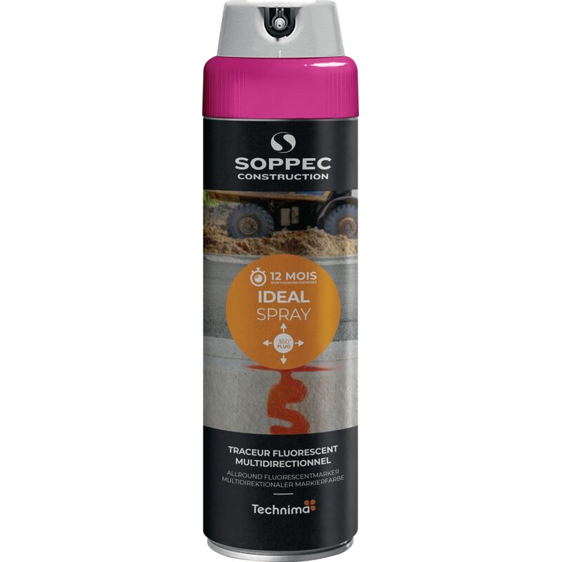 foto del prodotto spray 500ml marcatura rosa a 12 