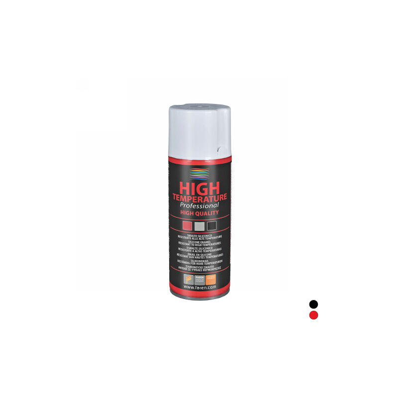foto del prodotto spray alta temperatura rosso 400 ml