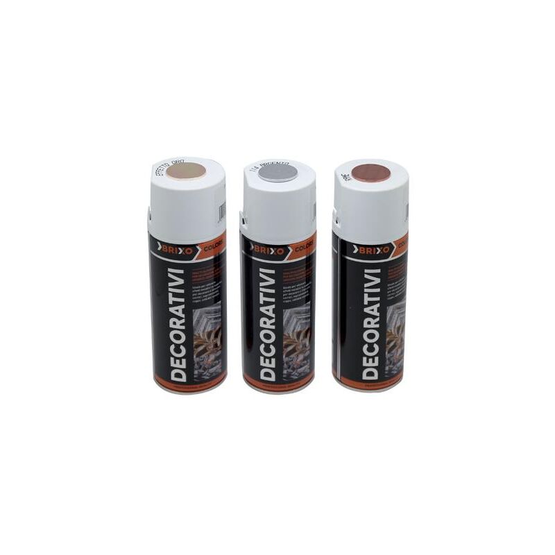foto del prodotto spray brixo colors cromo argento