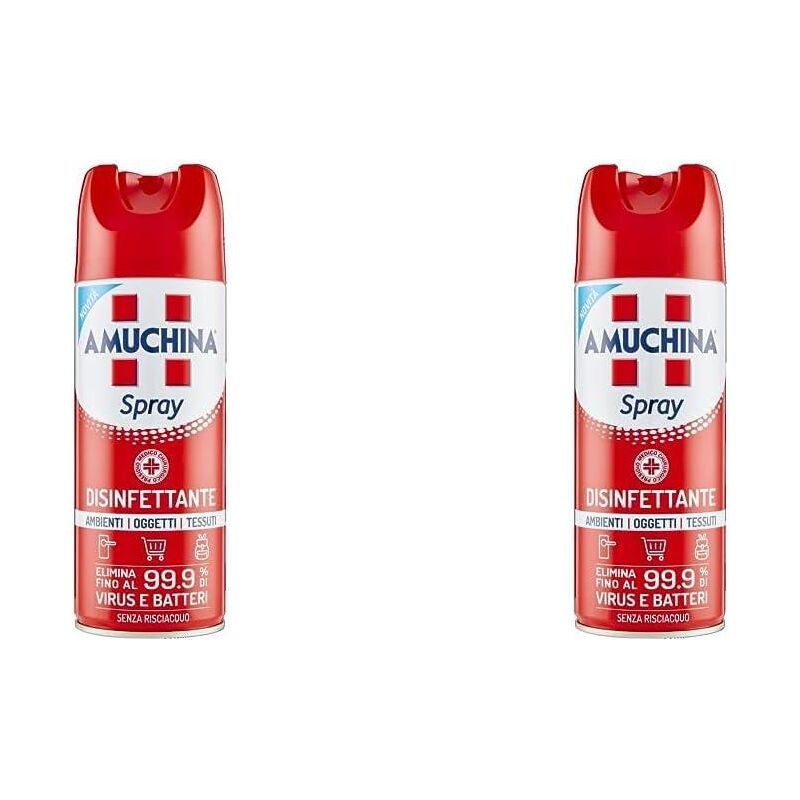 foto del prodotto spray disinfettante virucida per ambienti 400 ml x2 amuchina