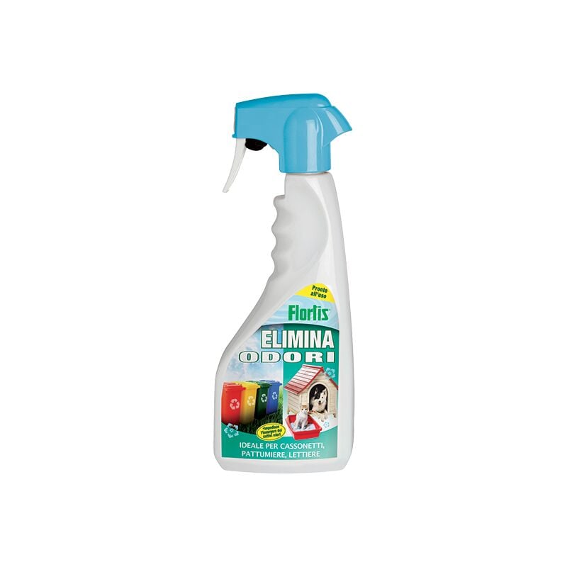 foto del prodotto spray elimina odori ideale per cassonetti pattumiere lettiere 500ml flortis
