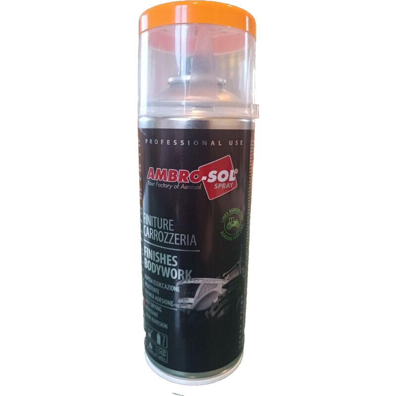 foto del prodotto spray giallo caterpillar x verniciatura di trattori macchine agricole operatrici