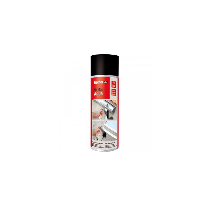 foto del prodotto spray impermeabilizzante nero in gomma no more water 500ml 535747 fischer