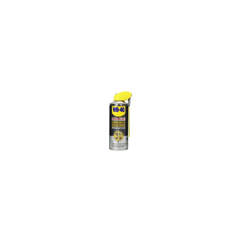 foto del prodotto spray lubrificante multiuso al silicone metallo legno plastica gomma 400ml wd 40
