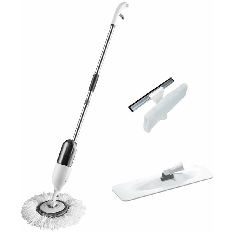foto del prodotto spray mop multiuso in microfibra - bianco - 125 cm