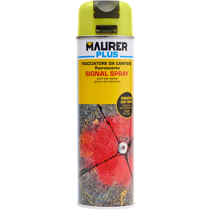 foto del prodotto spray paint tracer yellow fluoresce 500 ml. maurer