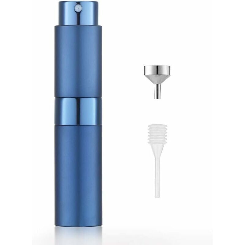 foto del prodotto spray per borsa vuota da 8 ml, atomizzatore spray, flacone spray, spray da viaggio blu 