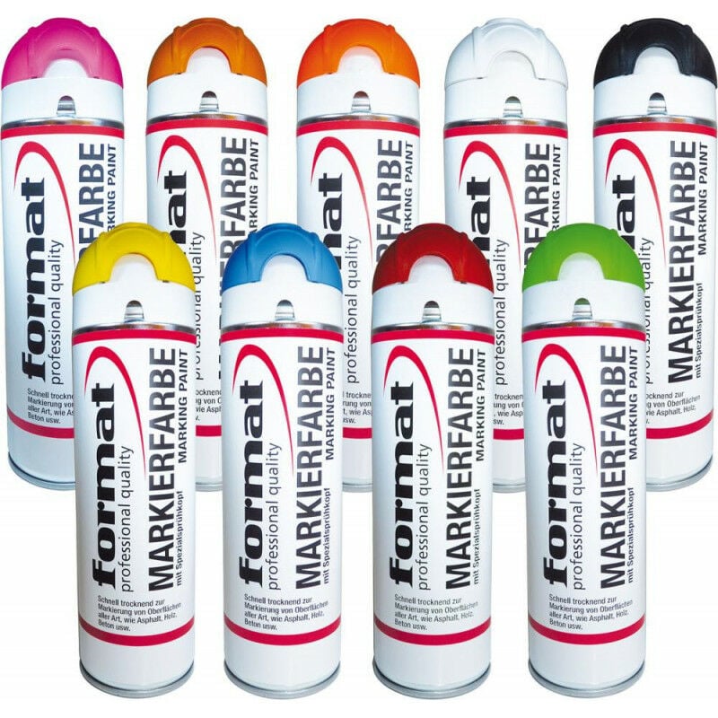 foto del prodotto spray per marcatura di costruzioni nero 500ml