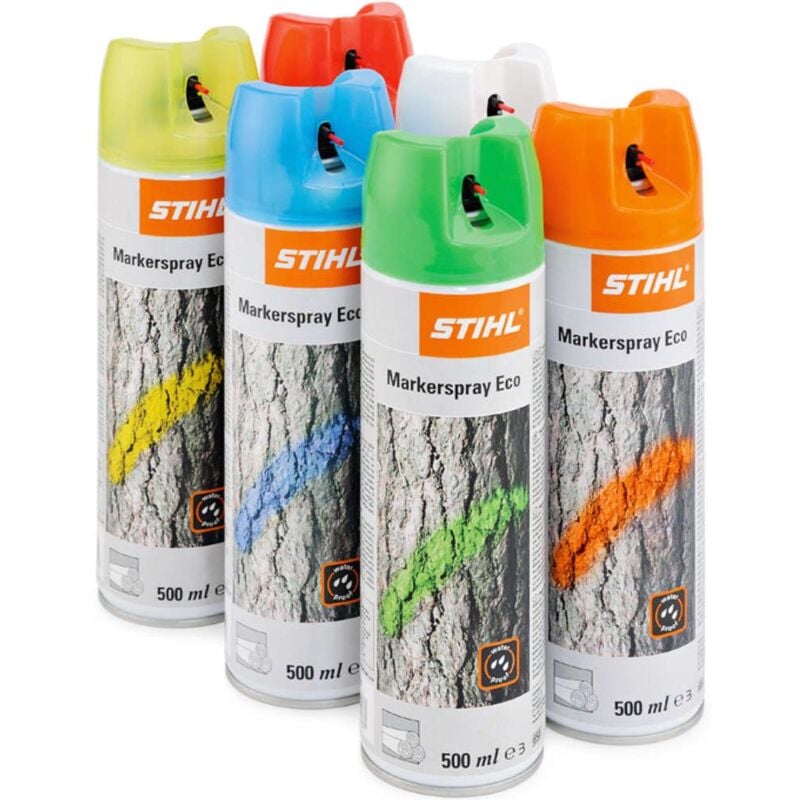foto del prodotto spray per marcatura eco stihl blu originale stihl 0000 881 1792
