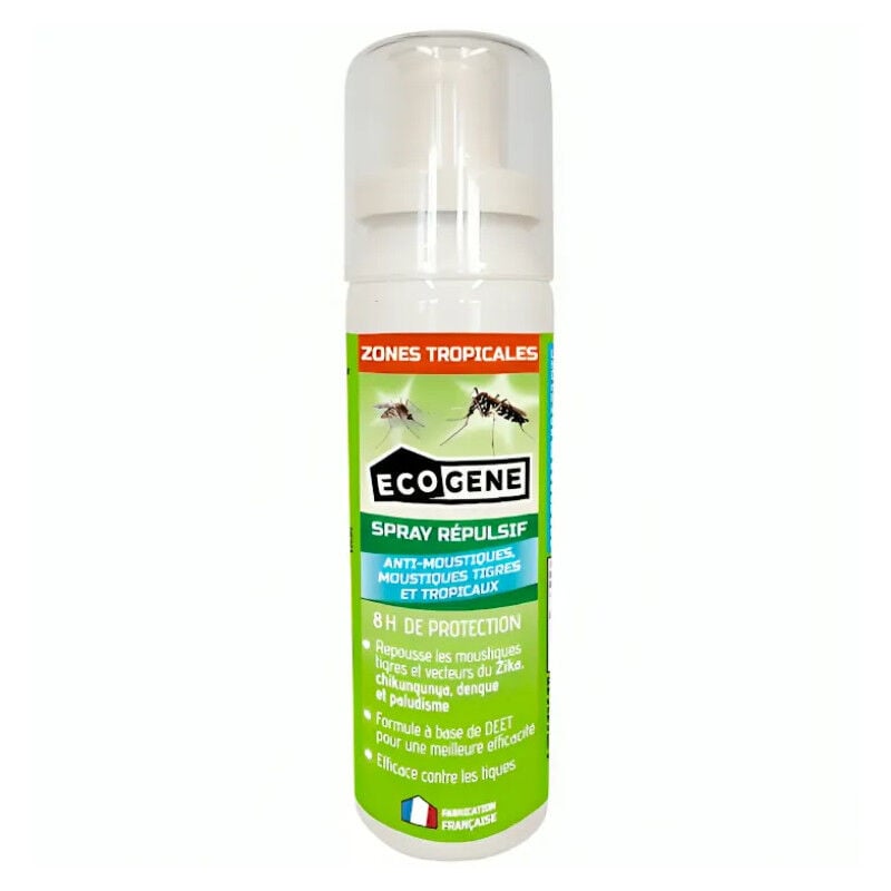 foto del prodotto spray repellente al deet per zanzare, comprese le tigri, zone tropicali 100 ml