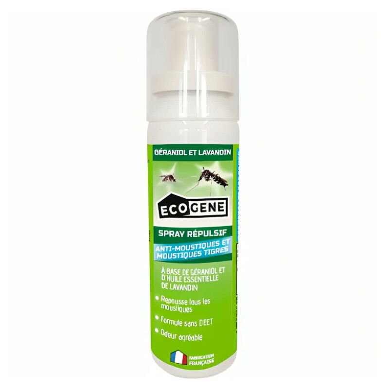 foto del prodotto spray repellente per zanzare e tigri con geraniolo e lavandina, 100 ml