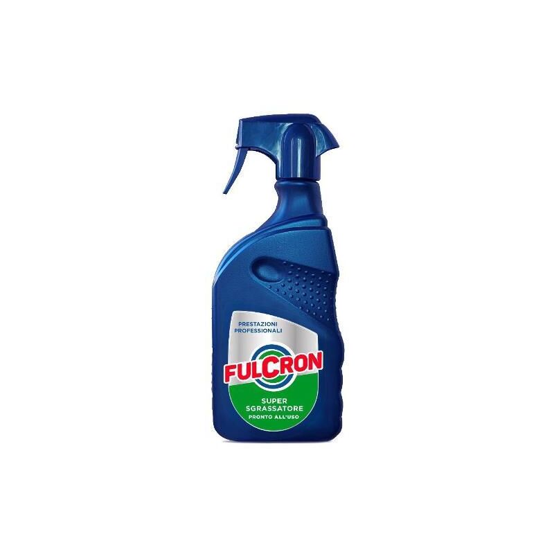 foto del prodotto spray sgrassante multiuso fulcron super, flacone vapo da 750 ml, prodotto nel 1980.