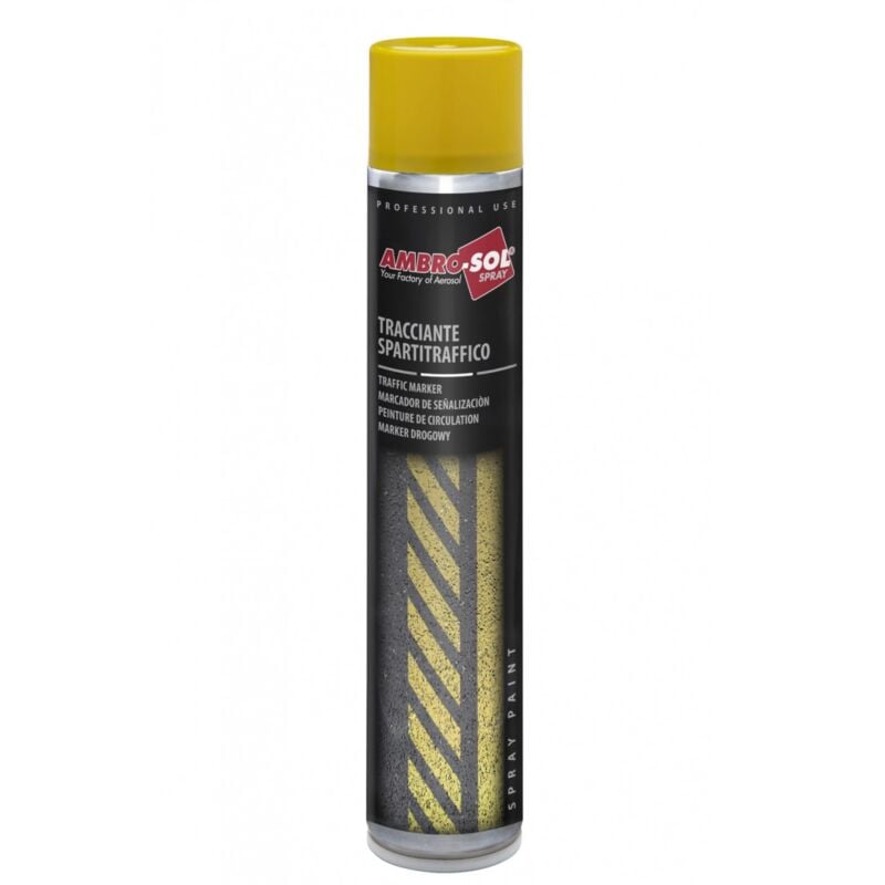 foto del prodotto spray spartitraffico ml.750 giallo per mod.car