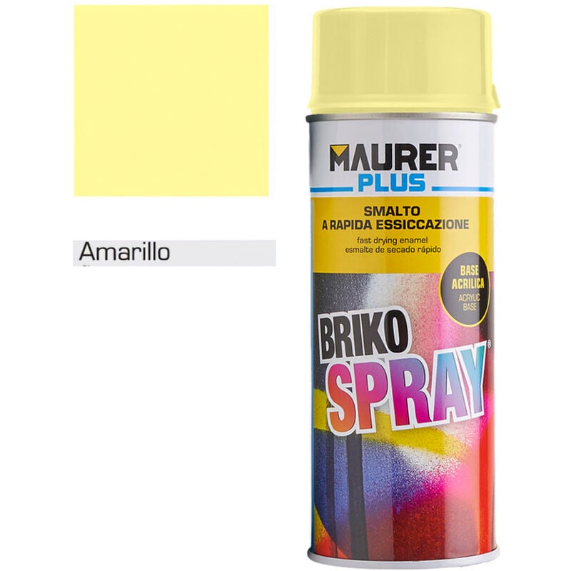 foto del prodotto spray vernice giallo chiaro traffico 400 ml.