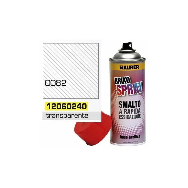foto del prodotto spray vernice lucida trasparente 400 ml.