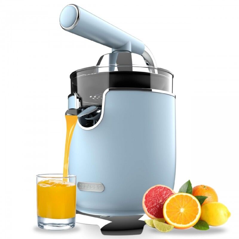 foto del prodotto spremiagrume elettrici a braccio xqueeze retrojuice 1000 blue cecotec