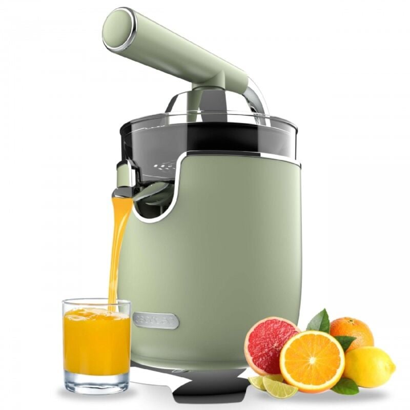 foto del prodotto spremiagrume elettrici a braccio xqueeze retrojuice 1000 green cecotec