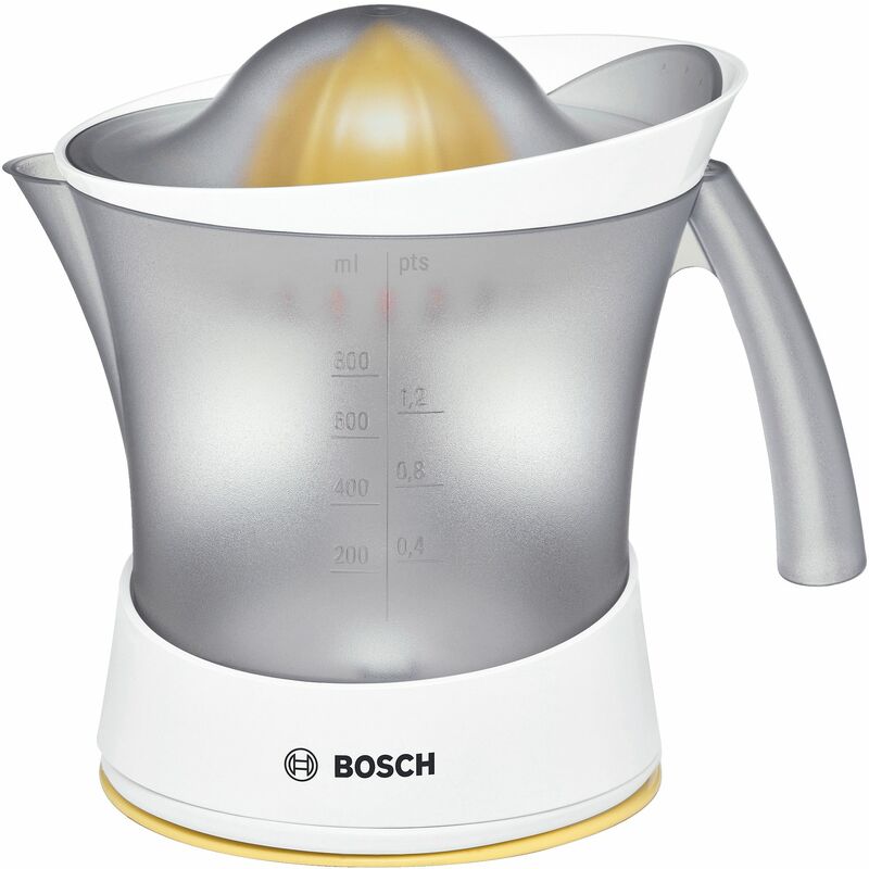foto del prodotto spremiagrumi 25w bianco e giallo mcp3000 bosch