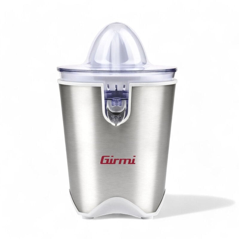 foto del prodotto spremiagrumi elettrico acciaio inox 60w capacit 150cc coni doppio senso rotazione automatico antigoccia facile pulizia