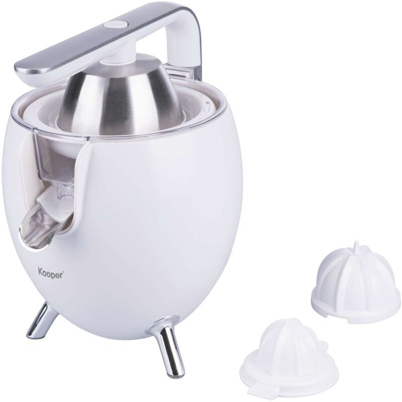 foto del prodotto spremiagrumi elettrico bianco acciaio 300w