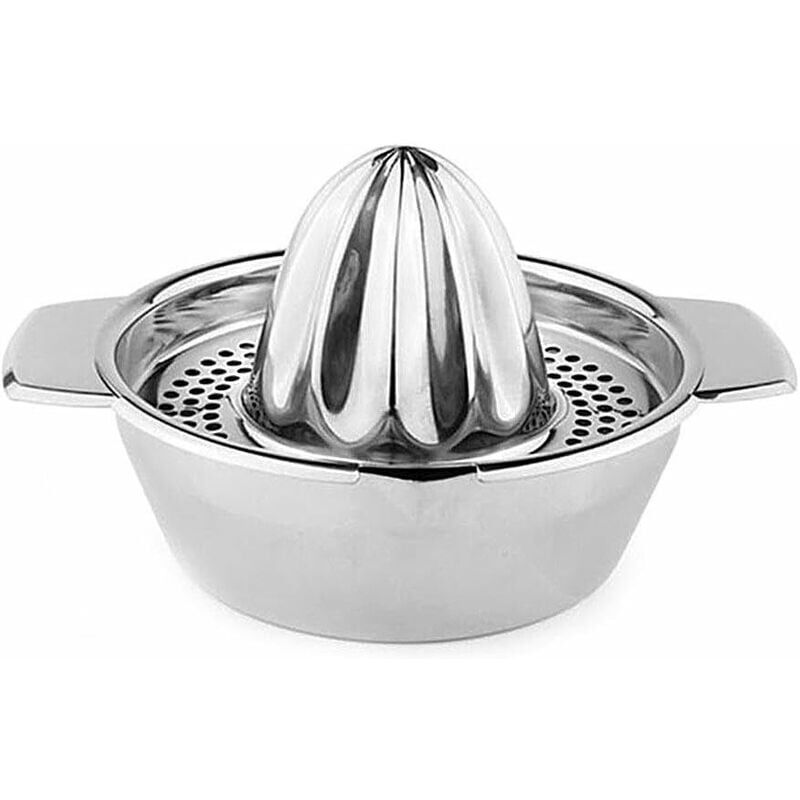 foto del prodotto spremiagrumi manuale in acciaio inox, spremiagrumi manuale in acciaio inox per agrumi, utensile da cucina per limone 12,25,1 cm