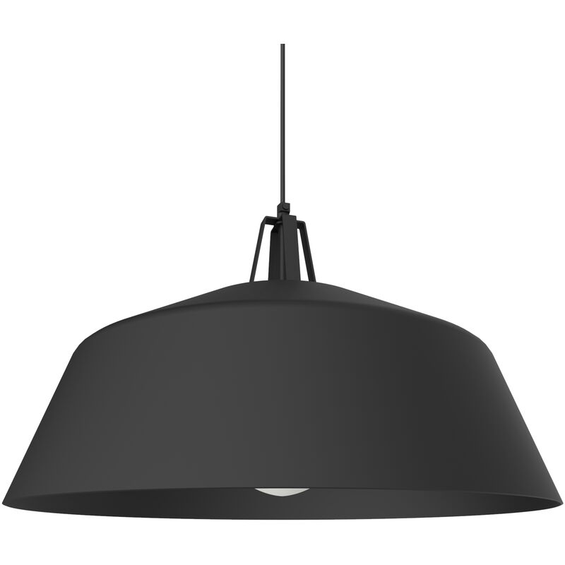 foto del prodotto spring sospensione, 1x e27, max 42w, metallo, nero opaco, d50cm lumicom