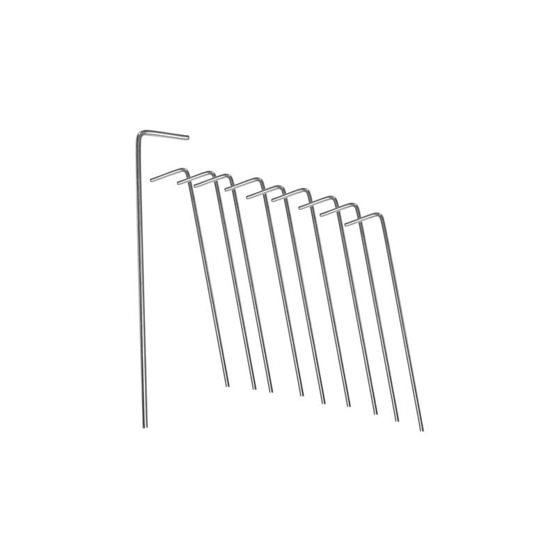 foto del prodotto springos alici per tenda, 10 pezzi, 17 cm, set completo di picchetti da tenda in acciaio.
