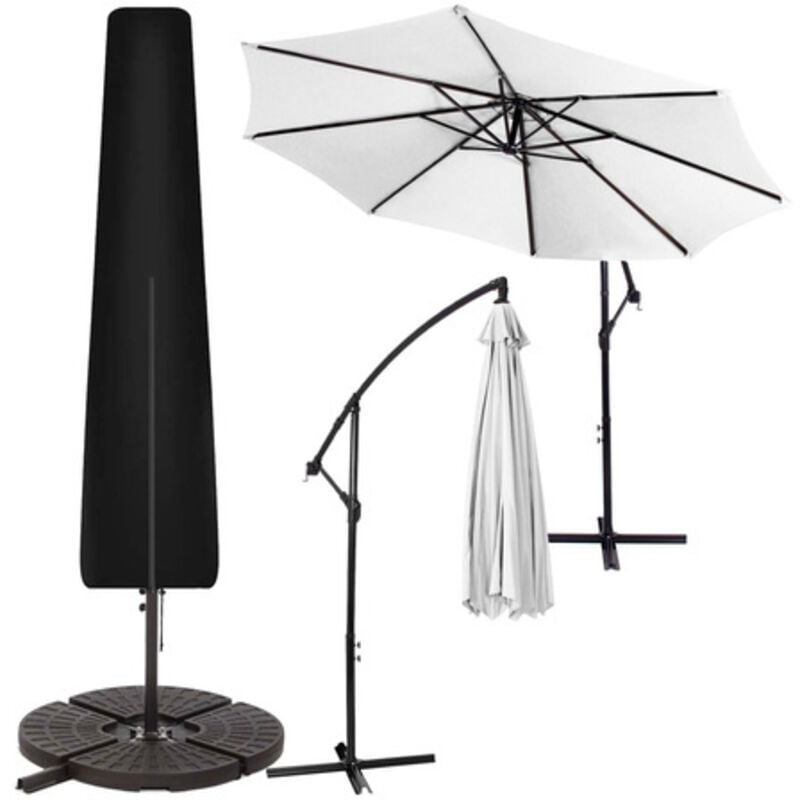 foto del prodotto springos copertura per ombrellone, dimensioni 205 cm, 25x57x48 cm, nero, impermeabile.