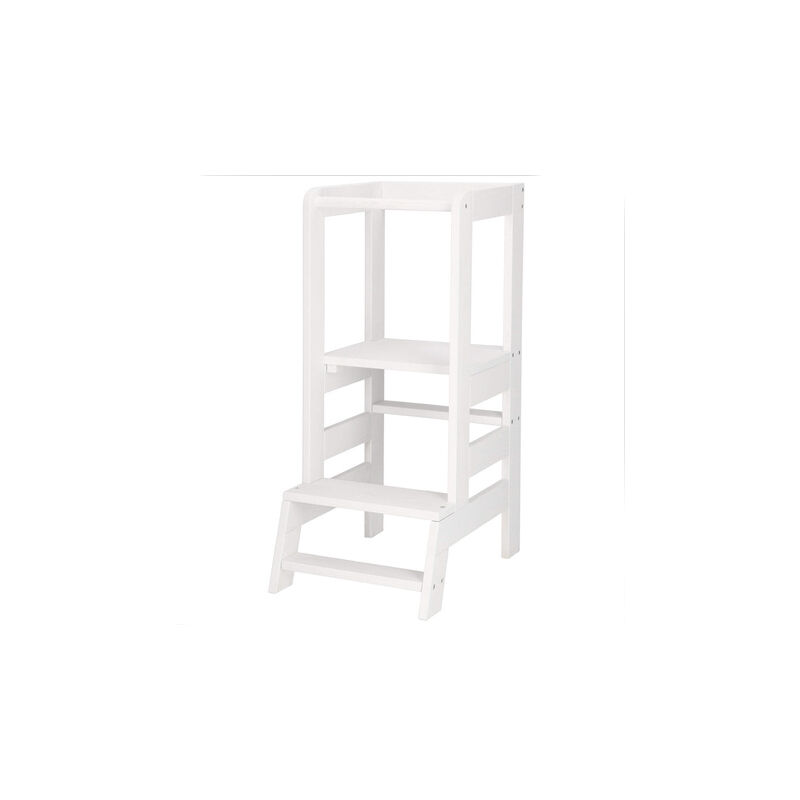 foto del prodotto springos kitchen helper aiuto cucina torre di apprendimento per bambini 90 cm bianco