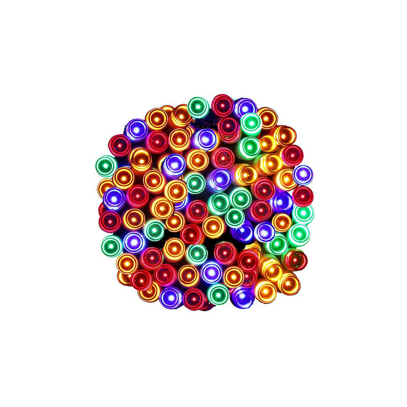 foto del prodotto springos lampadine natalizie 120 led multicolore, 9 m, a batteria, programmabile.