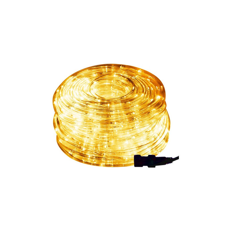 foto del prodotto springos serpente luminoso da 10 metri, bianco caldo, con 240 led e programmabile ip44.