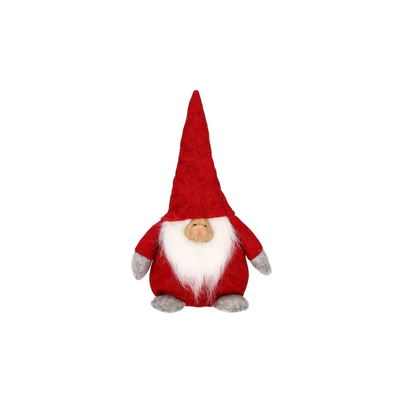 foto del prodotto springos skrzat natalizio di 38 cm, un gnomo rosso con un cappello.
