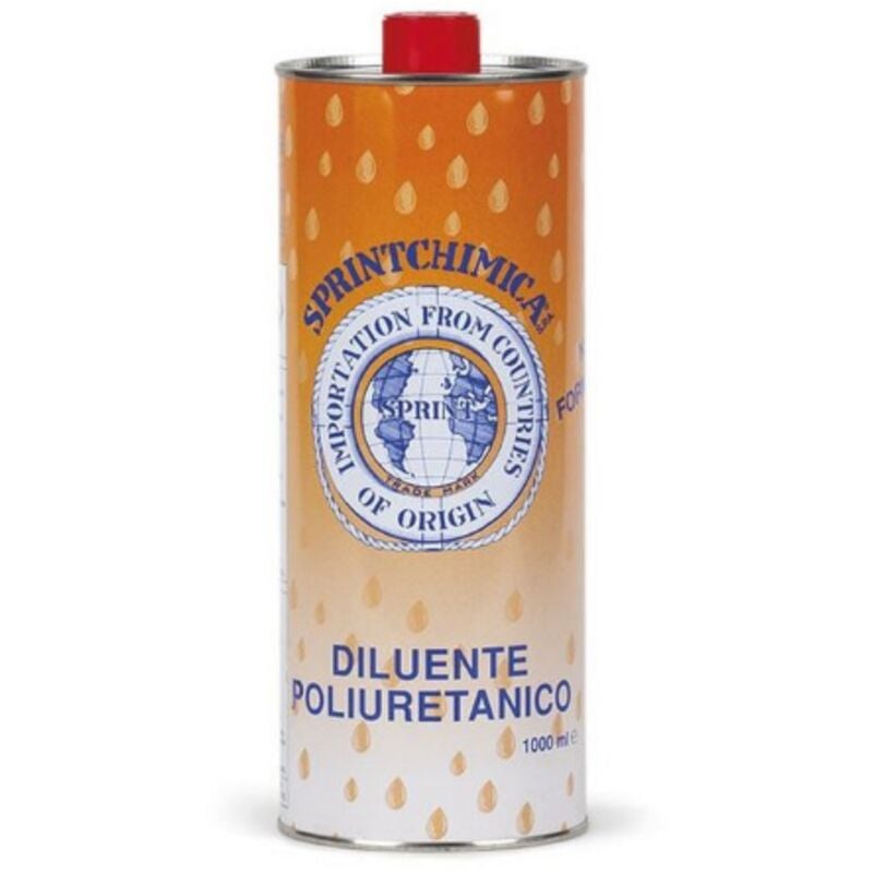 foto del prodotto sprintchimica diluente poliuretanico 1 lt specifico per diluire smalti e fondi poliuretanici a 2 componenti
