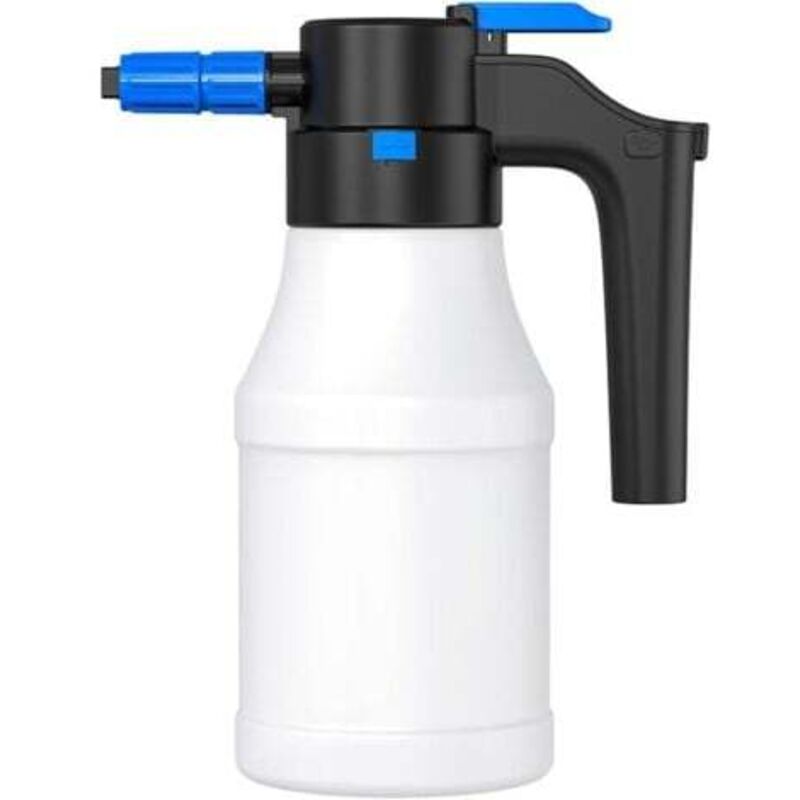 foto del prodotto spruzzatore di schiuma elettrico per auto da 1,5 l, grande capacità, spruzzatore di schiuma per auto, cannone di schiuma ad alta pressione per