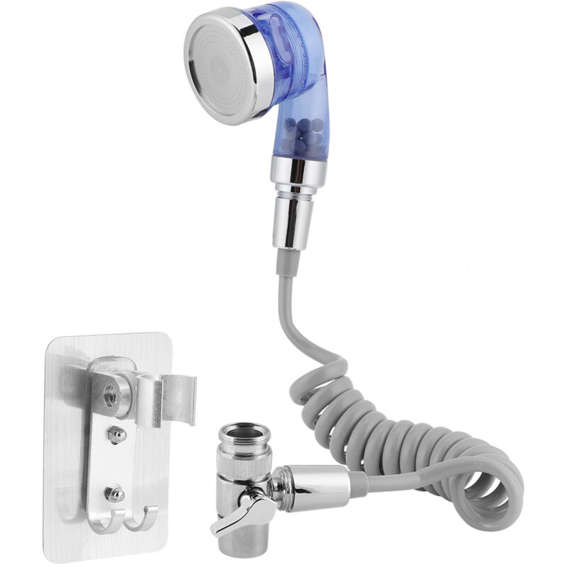 foto del prodotto spruzzatore per doccia portatile pressurizzato, kit rubinetto per doccia portatile, accessori per il lavaggio dei capelli
