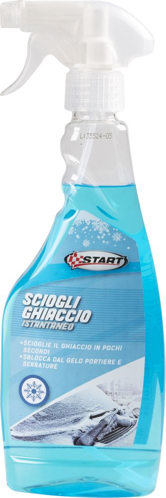 foto del prodotto spruzzino deghiacciante parabrezza auto sciogli ghiaccio trigger 500 ml
