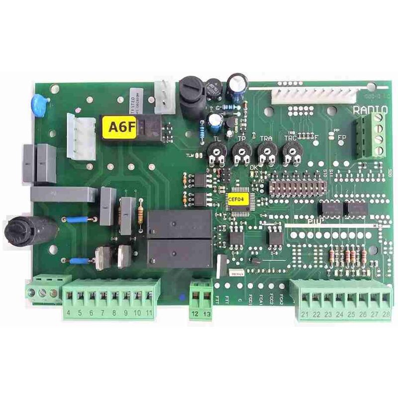foto del prodotto spsb059def scheda centrale comando 2 motori 230v a6f ricambio originale nice spsb059def