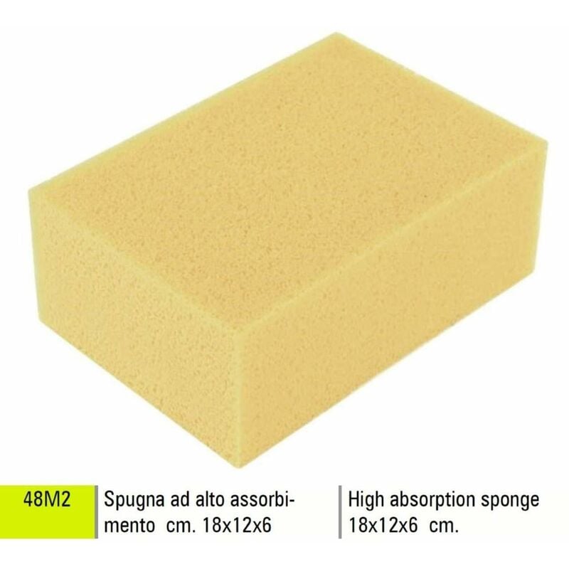 foto del prodotto spugna ad alto assorbimento cm 18x12x6 cm sigma 48m2