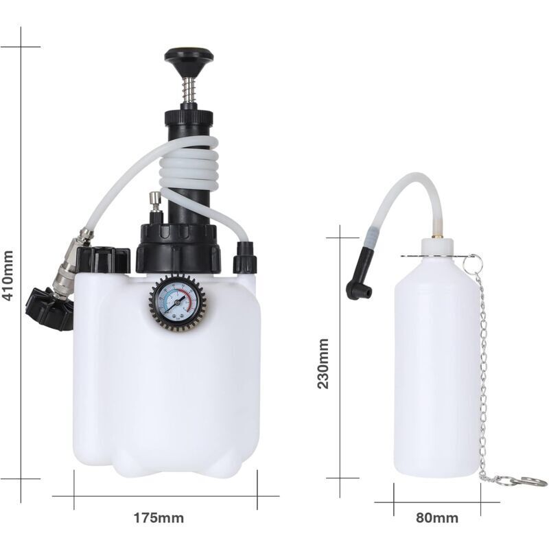 foto del prodotto spurgo del liquido dei freni dell auto da 3 litri spurgo dei freni spurgo dei freni adattatore e20 kit di scarico manuale universale dei freni