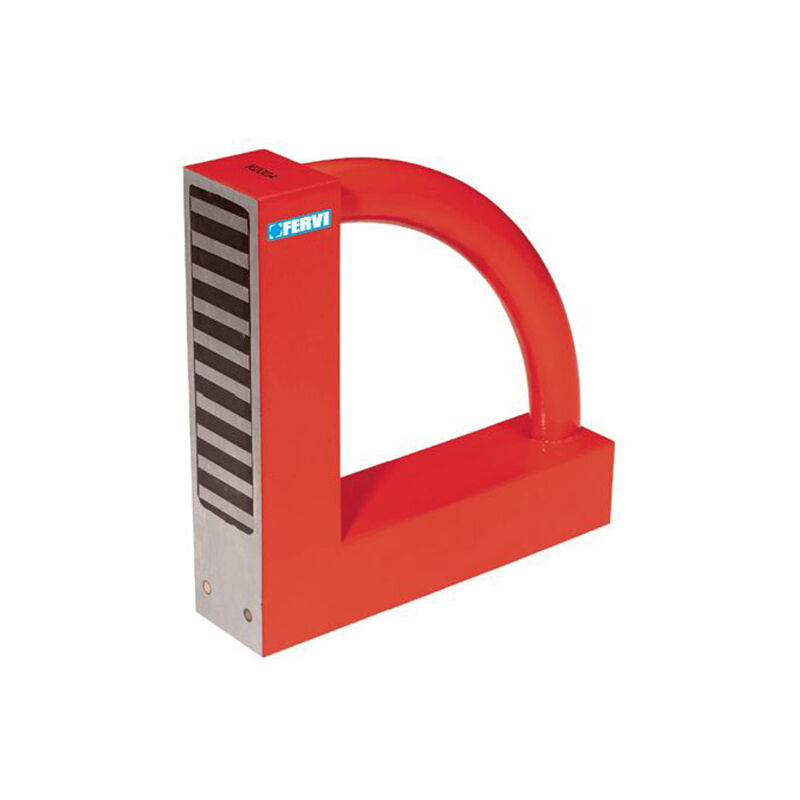 foto del prodotto squadra magnetica 150 mm forza 100 newton professionale s056 150 fervi