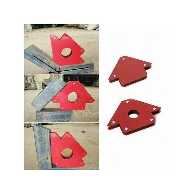 foto del prodotto squadra magnetica magnete per saldatura saldatrice 45 90 135 25lb 12kg