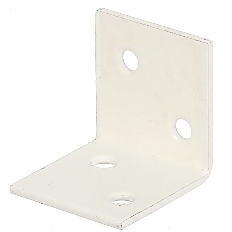 foto del prodotto squadretta ad angolo 30x30x30mm bianca