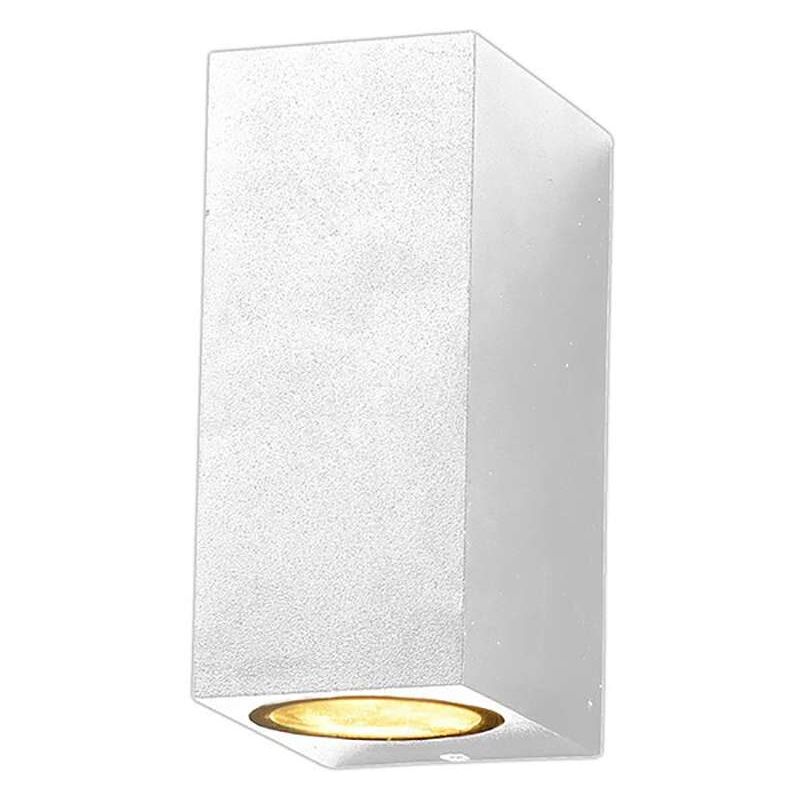 foto del prodotto square applique spot 2xgu10 alluminio blanche