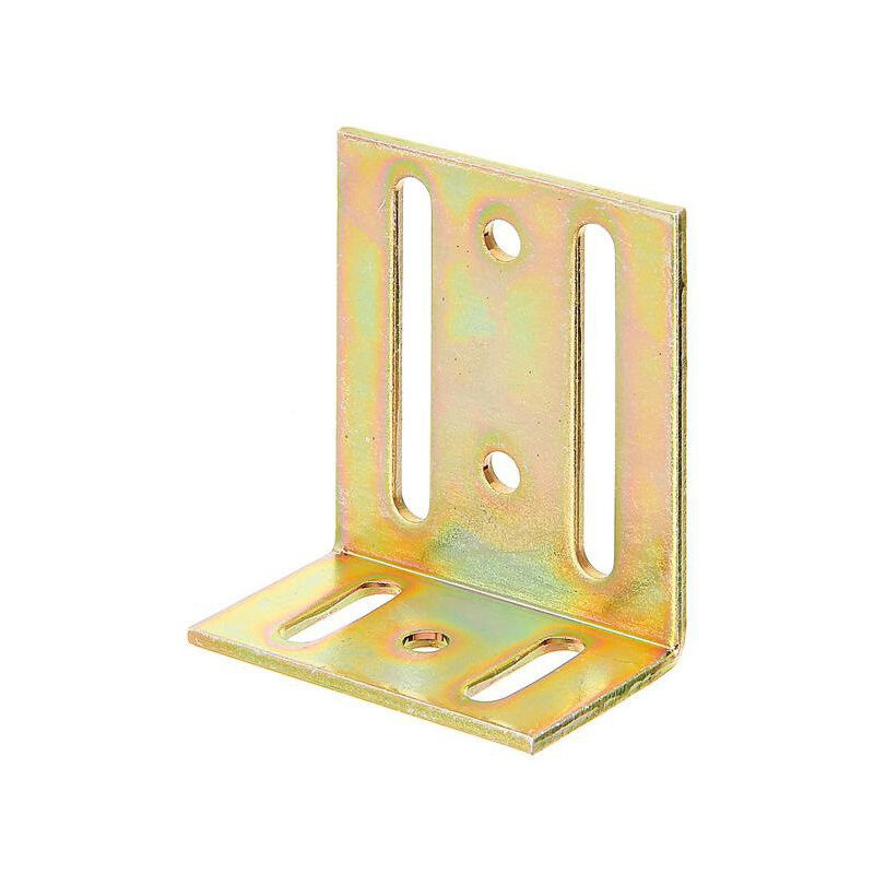 foto del prodotto square l.40x77mm lar. 65mm s.3mm in acciaio galv.brut.verz.d.pass.gah di 25 