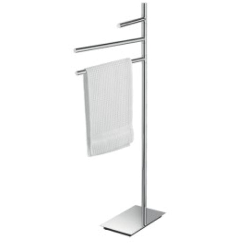 foto del prodotto square piantana 3 porta salviette cromato codice prod b99150cr colombo design