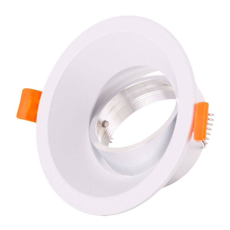 foto del prodotto squillare riflettore downlight circolare gu10 99mm bianca