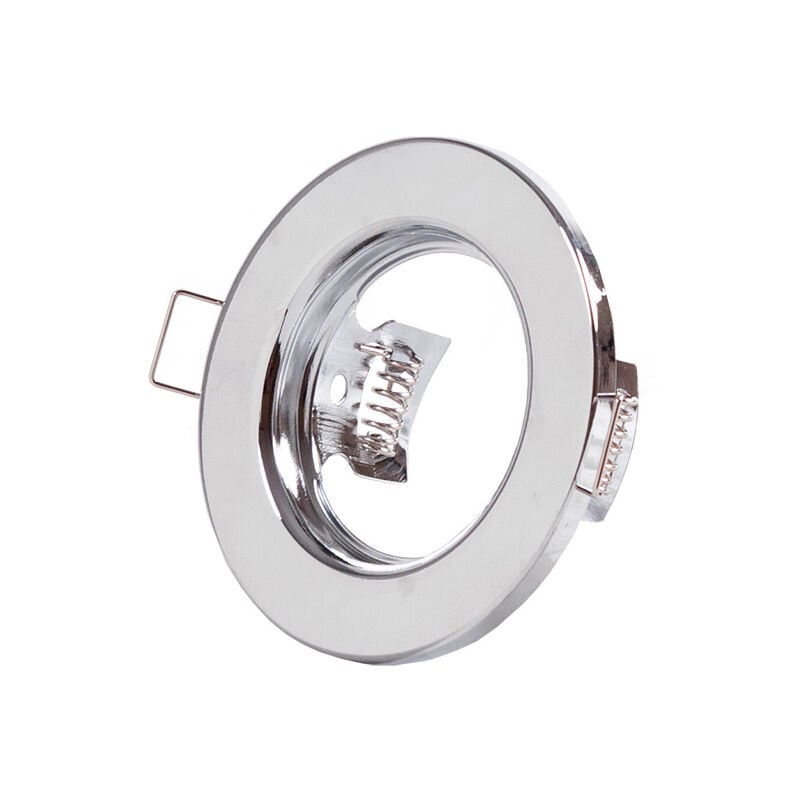 foto del prodotto squillare riflettore downlight circolare sara acciaio 81mm cromato